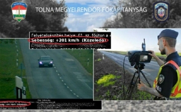  201 km/h-s sebességgel közlekedett a 61-es főúton