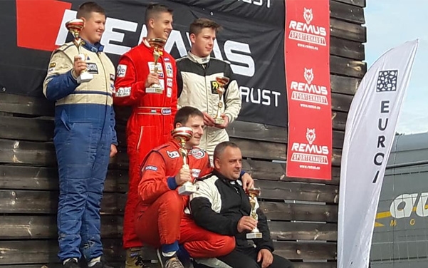 Dobogós lett Ausztriában a fiatal dombóvári Rallycross pilóta