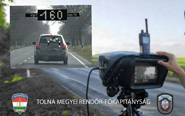 A rekorder szabálysértő 90 helyett 160 km/h-val közlekedett